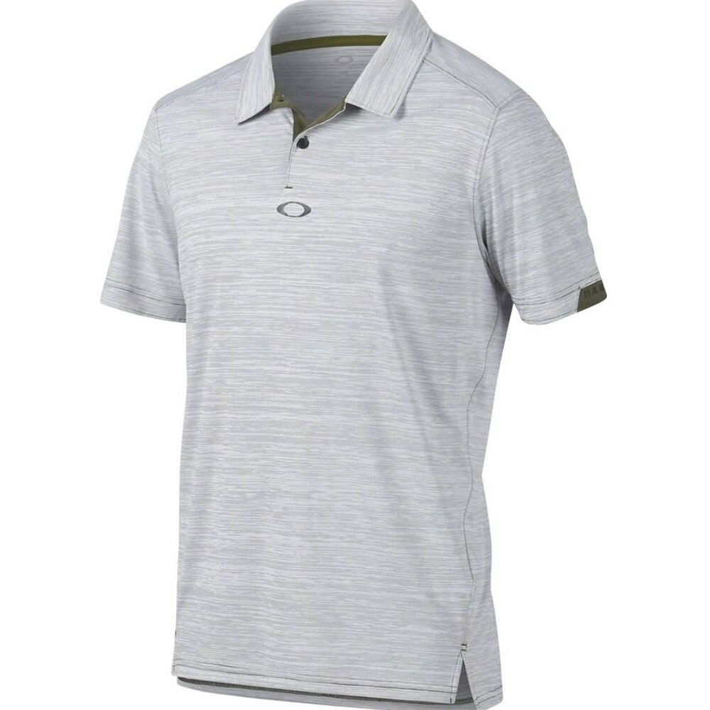 🔥OAKLEY O-Hydrolix™GRAVITY POLO 434158 DARK BRUSH 86V MEN'S SIZE SMALL NWT $65
